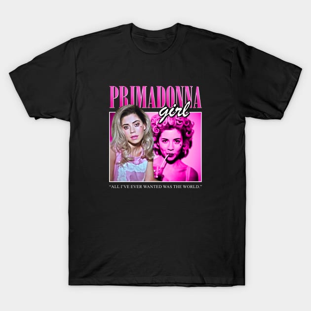 MARINA AND THE DIAMONDS - PRIMADONNA 90's INSPIRED T-Shirt by radesigns